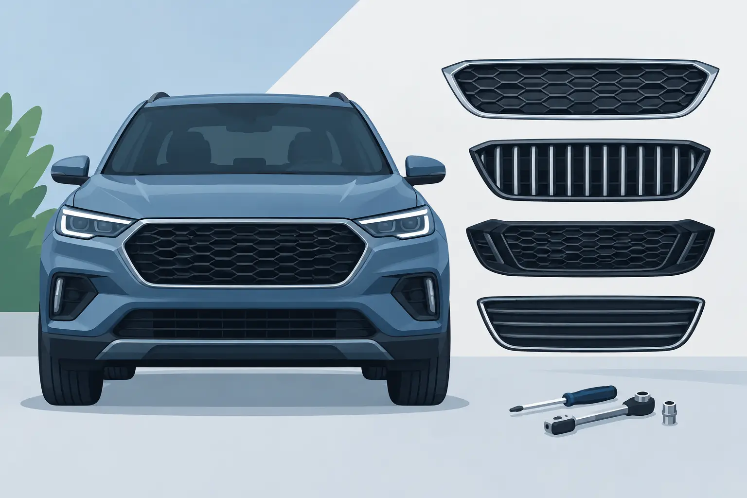 Choosing the Right Front Grille Replacement Parts